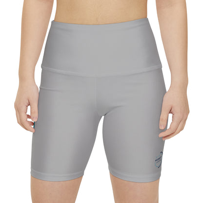 Women's Workout Shorts (AOP) - Light Grey