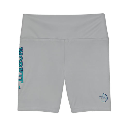 Women's Workout Shorts (AOP) - Light Grey