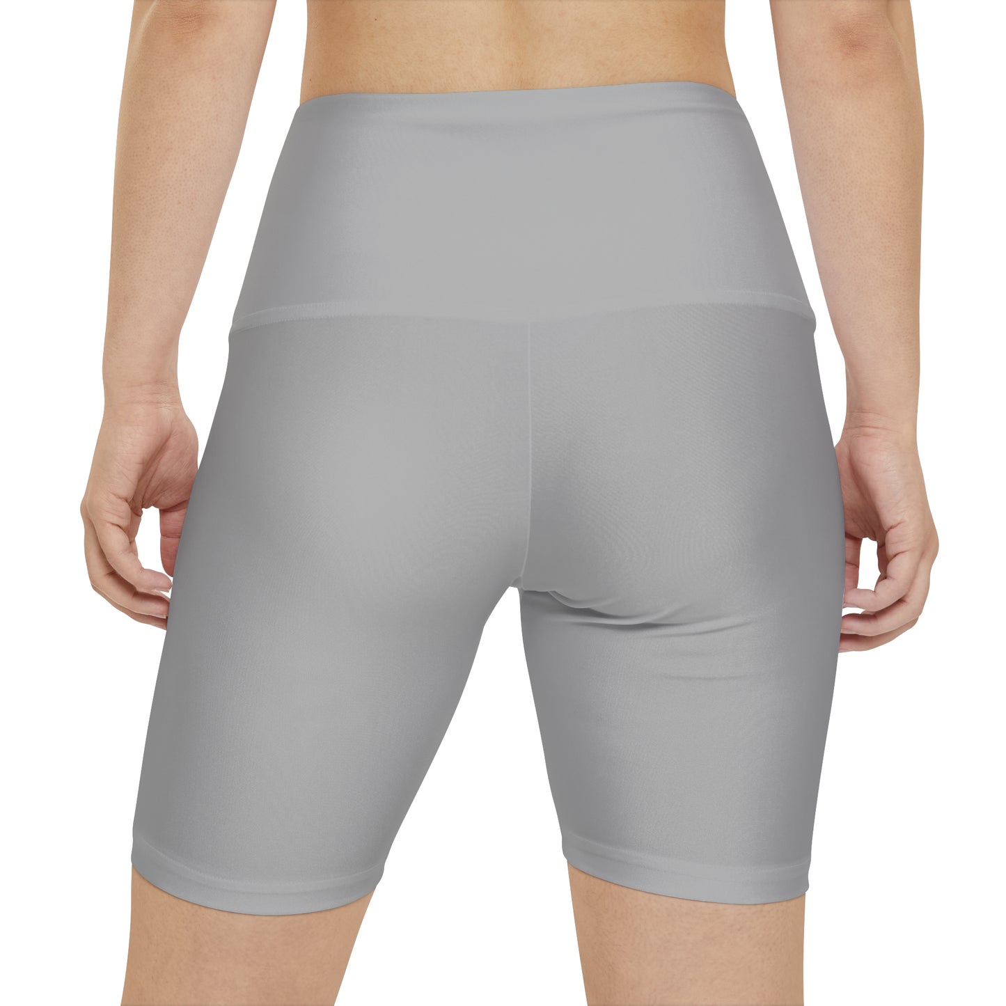 Women's Workout Shorts (AOP) - Light Grey