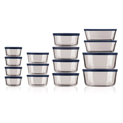 Anchor Hocking 30 piece glass food storage set