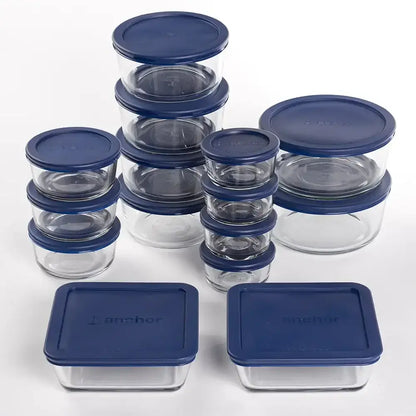 Anchor Hocking 30 piece glass food storage set