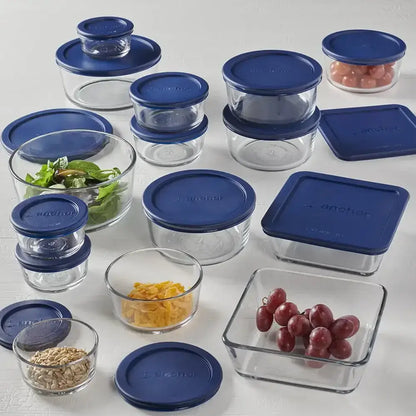 Anchor Hocking 30 piece glass food storage set