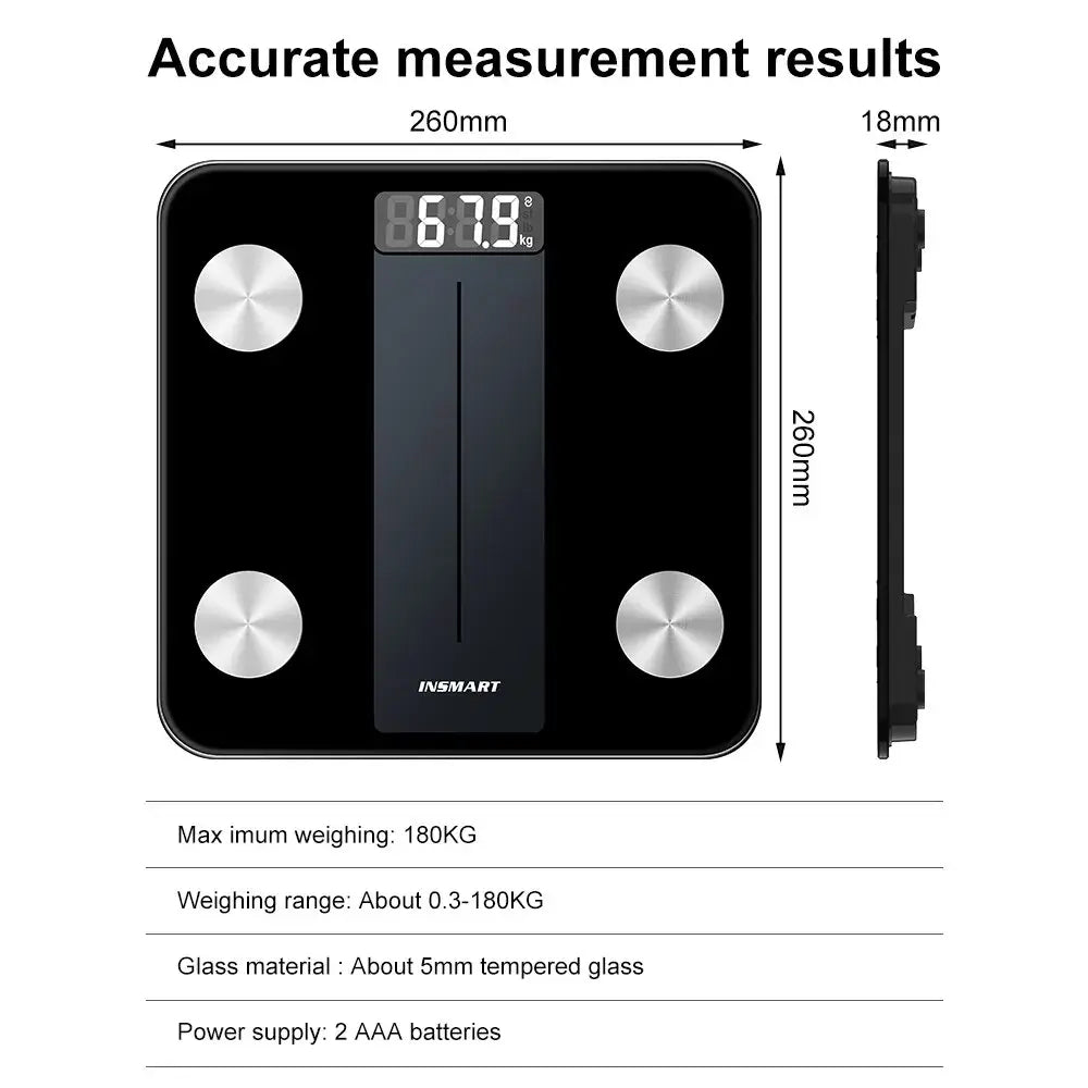 INSMART Bluetooth Smart Scale